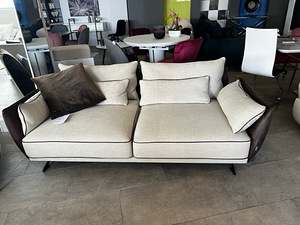 Monroe 3 seater Leather frame Bergamo / Vinci Sand (2 foto / 2)