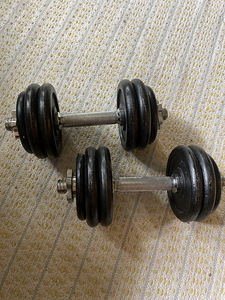 Hantlid/hantel 2x15kg (1 foto / 2)