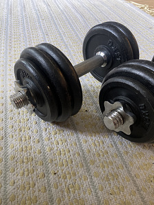 Hantlid/hantel 2x15kg (2 foto / 2)