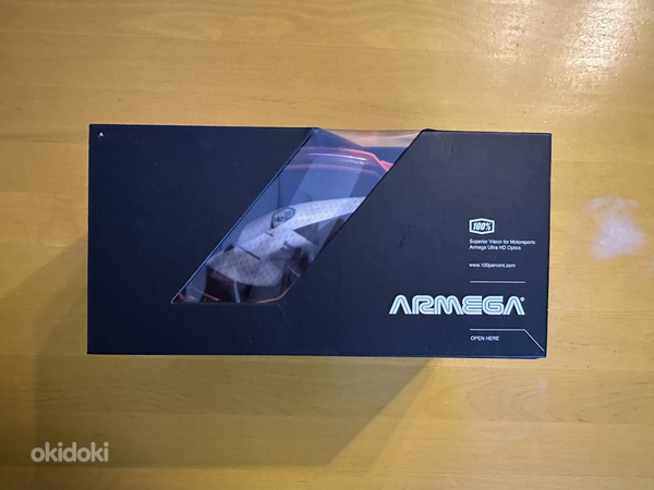 Очки для кросса 100% ARMEGA MX/MTB (прозрачные) (фото #8)