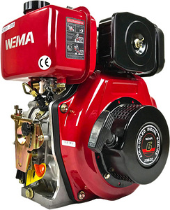 Дизельный двигатель Weima WM178F с бумажным фильтром 25 мм.