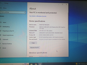 Lenovo B575e AMD E2, 4Gb,128SSD,Win 10 (3 foto / 8)