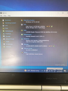 HP EliteBook 8460 i3, 4GB, 120SSD (5 foto / 5)