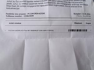 Xiaomi Poco M5 Black 128gb. Nagu uus (5 foto / 5)