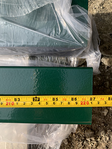 3D Tiibvärava 2 posti. 80x80x2200mm. Koos 4 hingega (7 foto / 9)