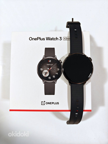 OnePlus Watch 3, Black Steel, 43mm