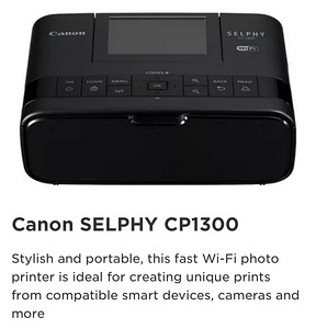 Pildiprinter Canon CP1300 (wifi) (2 foto / 3)