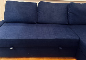 Nurgadiivan IKEA Friheten koos pesukastiga (6 foto / 10)