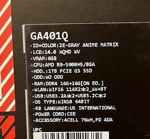 ASUS ROG Zephyrus G14 (8 foto / 8)