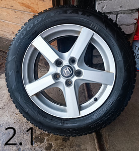 Литые диски Honda + MS(GoodYear)205/60R16 (3 фото из 9)
