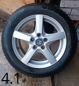 Литые диски Honda + MS(GoodYear)205/60R16 (5 фото из 9)