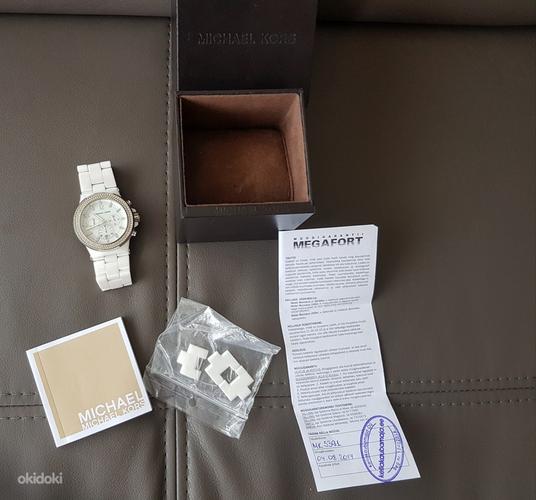Michael Kors White Ceramic Chronograph watch MK 5391 (foto #2)