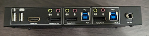 DeLock KVM 2x DP 1.4, USB 3.0 (3 foto / 6)