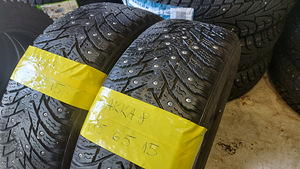 185/65/15 Nokian Hakkapeliitta8 2tk 6mm (1 foto / 1)