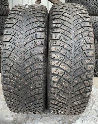 215/65/R17 Michelin X-Ice North4 5мм 2шт шипованные шины (фото #1)