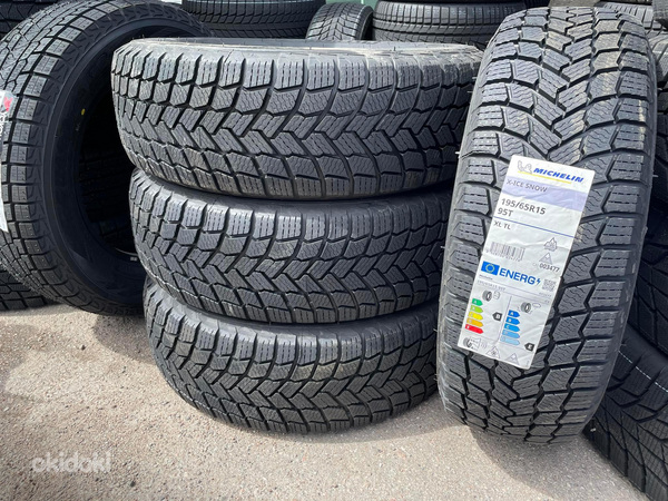 195/65/R15 Michelin X-Ice Snow 95T/XL Мягкая пластинчатая шина (фото #1)