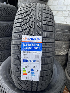 215/60/17 Sailun Iceblazer Alpine Evo1 100v xl lamellrehvid (1 foto / 1)