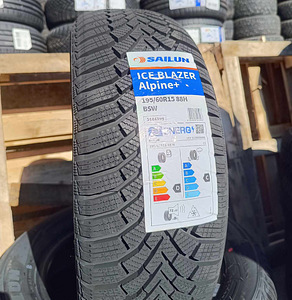 195/60/15 Sailun Ice Blazer Alpine+ 88h lamellrehvid (1 foto / 1)