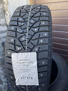 205/55/16 Bridgestone Spike02 91t naastrehvid (1 foto / 1)