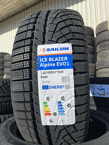 225/45/17 Sailun Iceblazer Alpine EVO1 91h lamellrehvid (1 foto / 1)