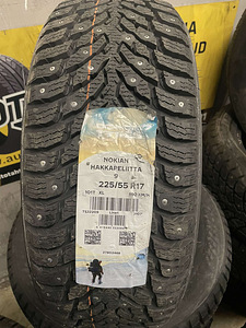 225/55/17 Nokian Hakkapeliitta9 101t xl шипованные шины