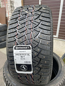 245/35/21 Continental Icecontact2 96t naastrehvid