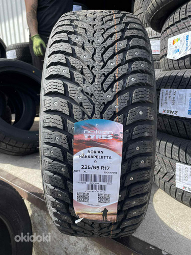 225/55/17 Nokian Hakkapeliitta9 101t xl naastrehvid