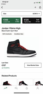 Jordan 1 retro high og