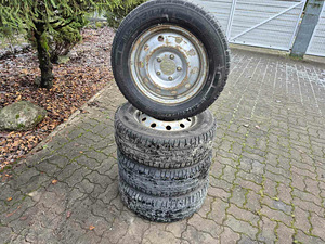 Диски + Шины 225/65R16C (шипованные), Renault Master III (1 фото из 4)