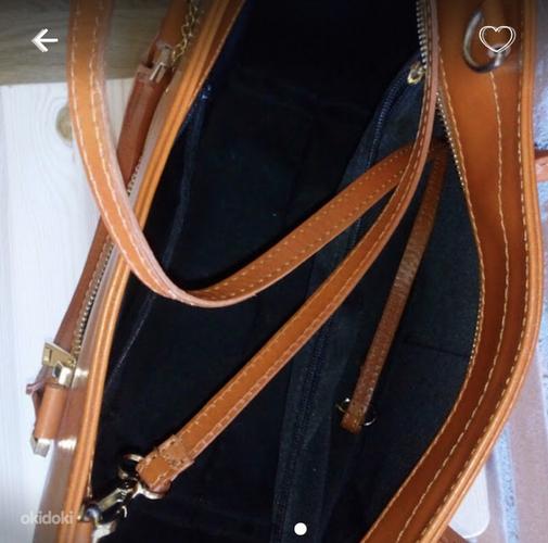 Прочная и качественная кожаная сумка, как новая (фото #3)