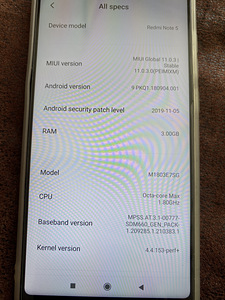 Xiaomi Redmi Note 5 väga heas seisukorras (5 foto / 9)