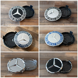 Mercedes-Benz veljekapslid 75mm 4tk komplektid (2 foto / 2)