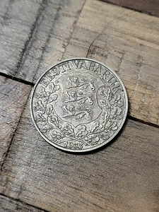 Eesti hõbemünt 1933 1 kroon Laulupidu EW (4 foto / 5)