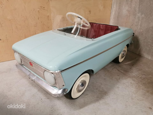 Moskvich plekist laste pedaalauto AZLK 1978 - taastatud