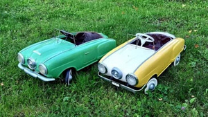 Moskvich Studebaker vana plekist pedaalauto 1972 (3 foto / 6)