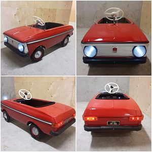 Moskvich plekist laste pedaalauto AZLK 1992 - taastatud (3 foto / 10)