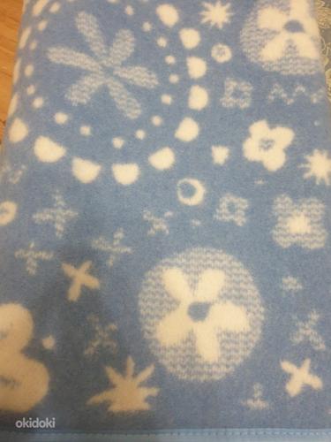 Одеяло Vladi детское шерстяное 100х140 см синее (фото #2)