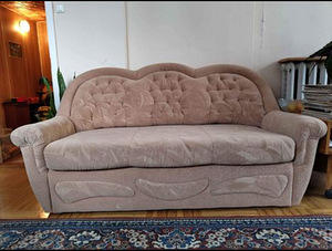 Lahtikäiv diivan + tugitool (2 foto / 2)
