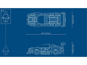 Lego 75886 Speed Champions Ferrari 488 GT3 Лего Феррари (8 фото из 8)