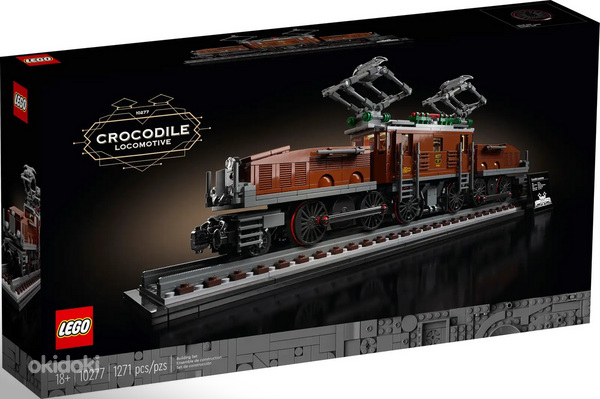 Lego 10277 Crocodile Locomotive Elektrivedur Krokodill Лего (foto #3)