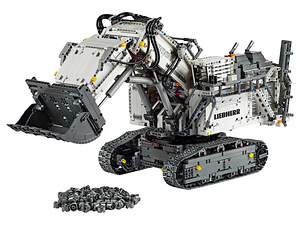 Lego Technic 42100 Liebherr R 9800 Excavator RC Lego Tehnik (7 foto / 10)