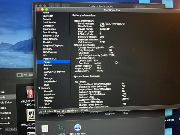 Macbook Pro 15' 16GB Ram, 256 SSD, Mid 2015. No damages. (foto #5)