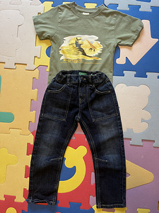 Teksapüksid (United Colors of Benetton) + T-särk