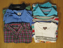 Рубашки, поло/футболки для мальчиков 9-14 лет Lacoste, Gant, Hilfiger