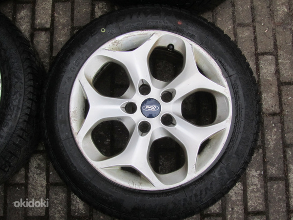 Оригинальные диски Ford R16 5x108, ламельная резина (фото #2)