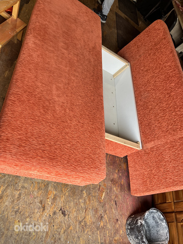 Раскладной диван с ящиком для белья (фото #2)