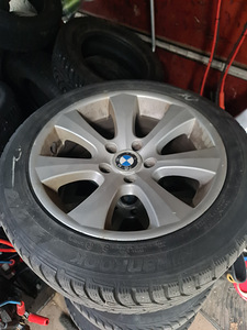 17" BMW 5X120 ДИСКИ + ШИПОВАННЫЕ ШИНЫ (2 фото из 6)