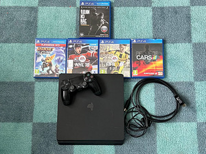 PLAYSTATION 4 SLIM 500gb + 5game + 1gamepad (ps4,пс4,пс 4,ps (1 фото из 2)