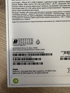 iPhone 14 128gb Sinine UUS (5 foto / 5)