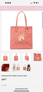 Coach canvas shopping kott (2 foto / 5)